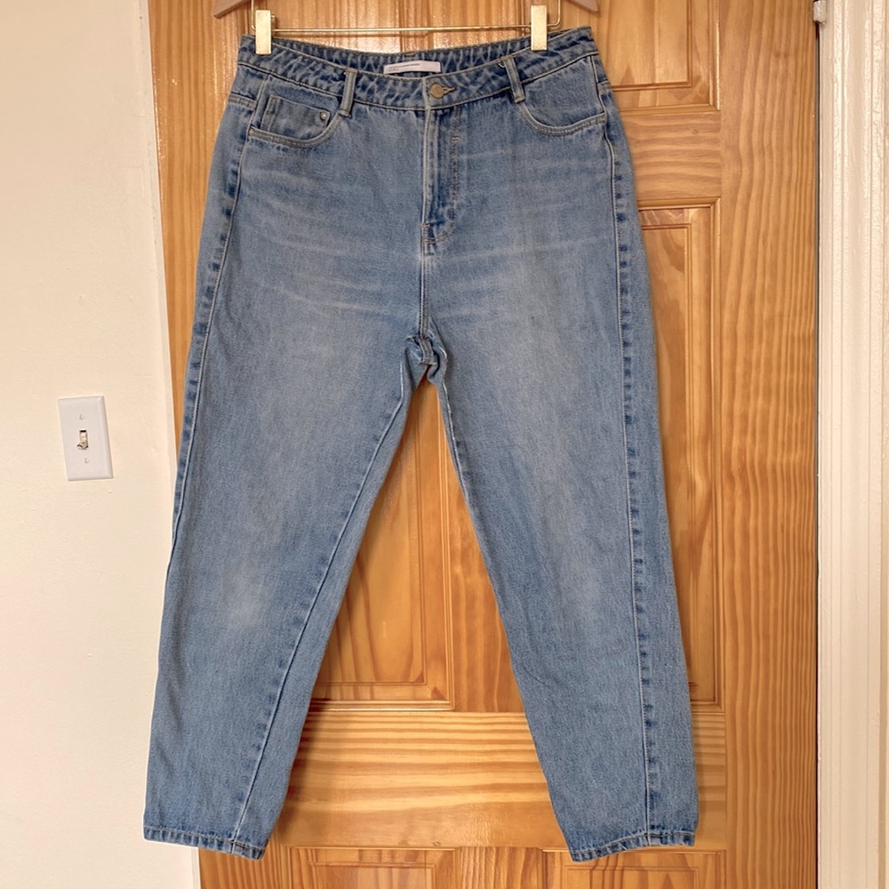 Zara Mom Fit Jeans mid-blue